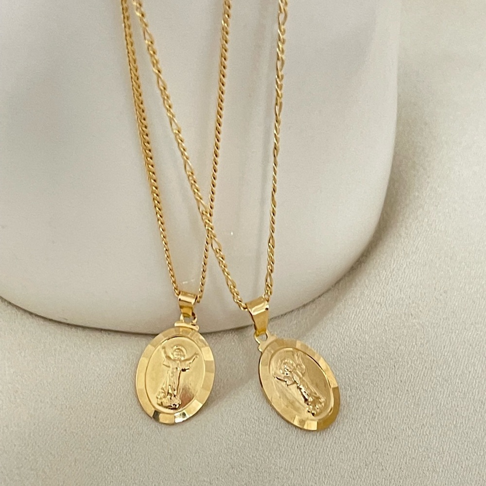 18k Gold Filled Divine Child Necklace